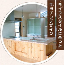 ライフスタイルに合ったキッチンデザイン