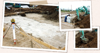 地盤調査・改良イメージ